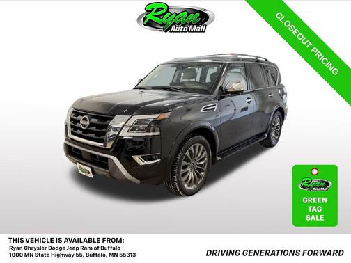 Super Black 2023 Nissan Armada Platinum 4WD