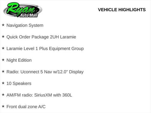 2025 RAM 3500 Laramie Crew Cab 4x4 6'4' Box