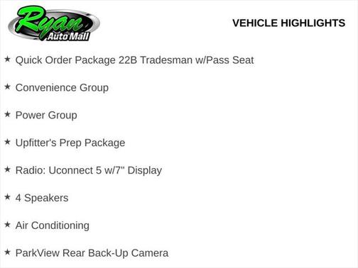 2025 RAM ProMaster 2500 High Roof