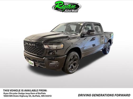 Diamond Black Crystal Pearlcoat 2026 RAM 1500 Big Horn/Lone Star