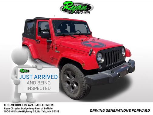 Firecracker Red Clearcoat 2017 Jeep Wrangler Freedom 4x4