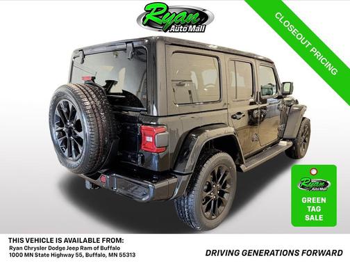 Black Clearcoat 2021 Jeep Wrangler Unlimited 4xe Sahara High Altitude