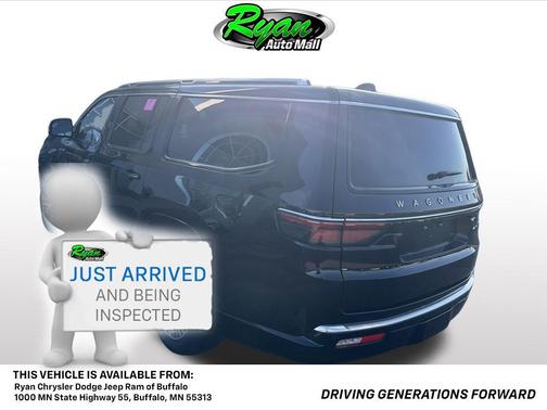 Diamond Black Crystal Pearlcoat 2025 Jeep Wagoneer L Series II 4x4