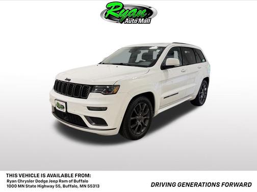 Bright White Clearcoat 2020 Jeep Grand Cherokee High Altitude