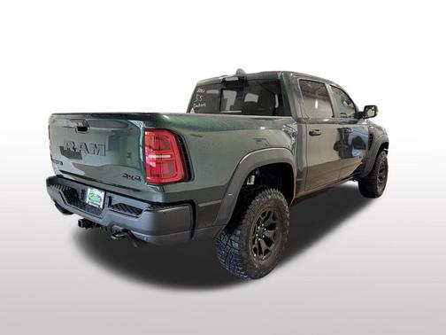 Serrano Green Metallic 2026 RAM 1500 RHO Crew Cab 4x4 5'7' Box