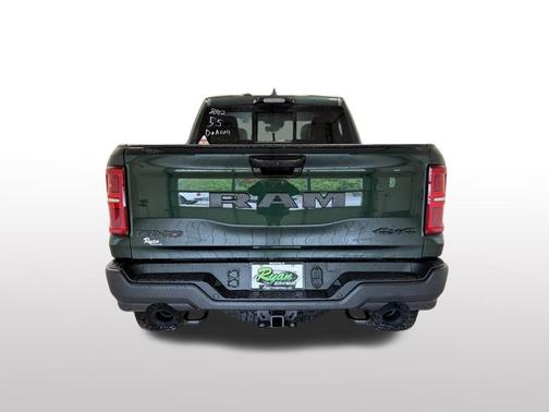 Serrano Green Metallic 2026 RAM 1500 RHO Crew Cab 4x4 5'7' Box