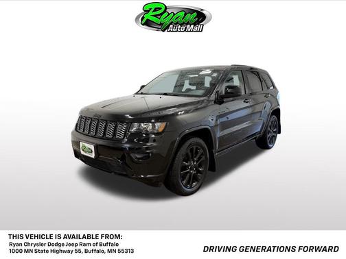 Diamond Black Crystal Pearlcoat 2020 Jeep Grand Cherokee Altitude