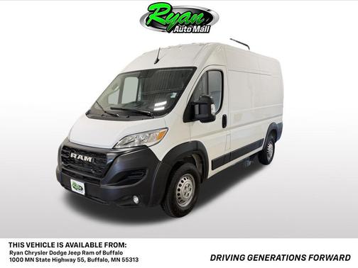Bright White Clearcoat 2025 RAM ProMaster 2500 Tradesman
