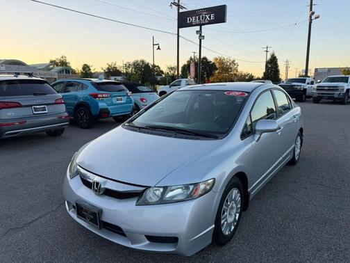 Alabaster Silver Metallic 2009 Honda Civic 4dr Auto GX
