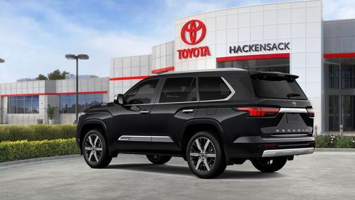 Midnight Black Metallic 2026 Toyota Sequoia Capstone