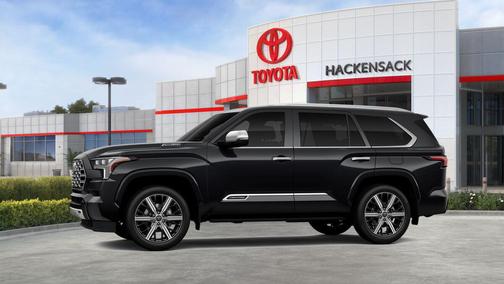 Midnight Black Metallic 2026 Toyota Sequoia Capstone