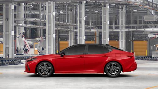 Supersonic Red with Midnight Black Metallic roof 2026 Toyota Camry XSE