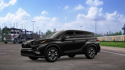 Midnight Black Metallic 2026 Toyota Highlander XLE