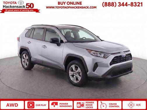 Silver Sky Metallic 2024 Toyota RAV4 Hybrid LE
