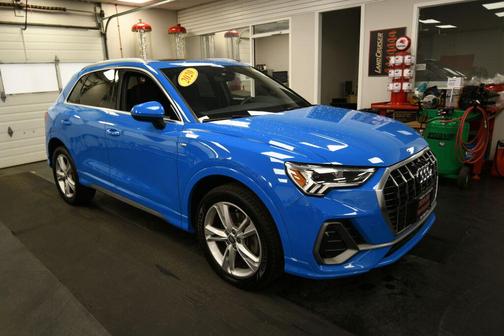 Turbo Blue 2020 Audi Q3 45 S line Premium Plus