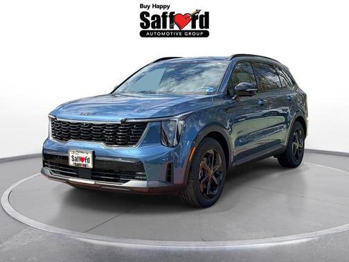 Mineral Blue 2026 Kia Sorento Hybrid SX Prestige