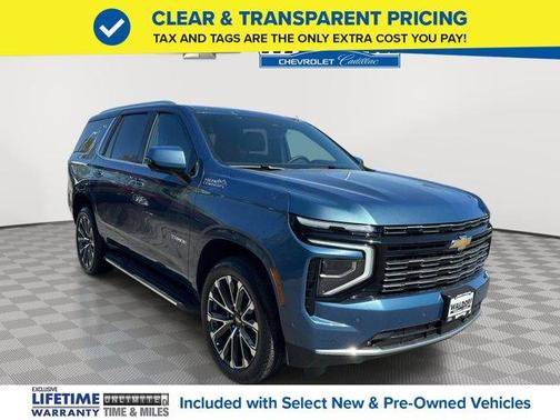 Lakeshore Blue Metallic 2025 Chevrolet Tahoe High Country