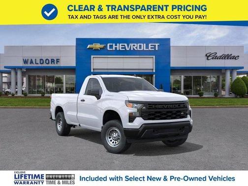 Summit White 2026 Chevrolet Silverado 1500 WT