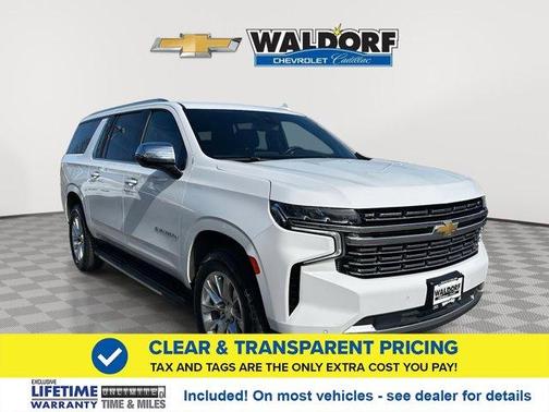 Summit White 2023 Chevrolet Suburban Premier