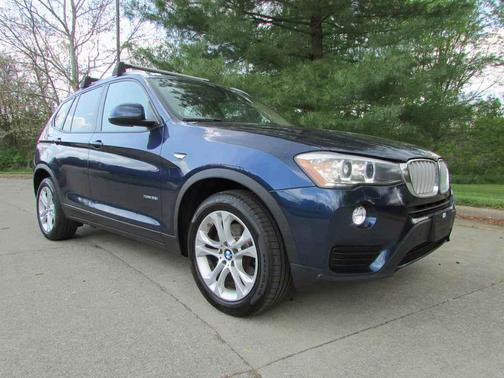Blue 2015 BMW X3 xDrive35i