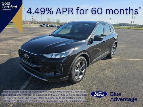 AGATE BLACK METALLIC 2025 Ford Escape ST-LINE
