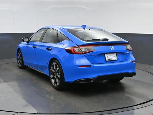 Boost Blue Pearl 2025 Honda Civic Hybrid Sport Touring