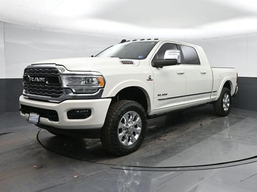 Pearl White 2023 RAM 2500 Limited Mega Cab 4x4 6'4' Box