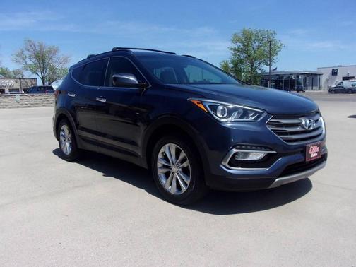 Blue 2017 Hyundai Santa Fe Sport 2.0L Turbo