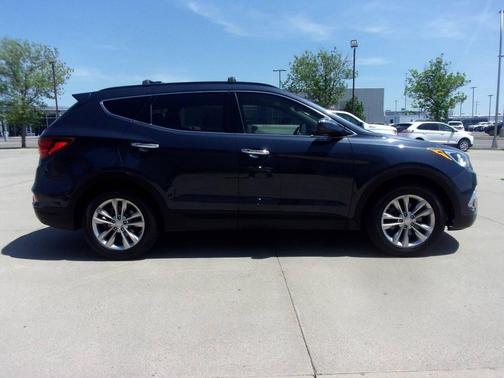 Blue 2017 Hyundai Santa Fe Sport 2.0L Turbo