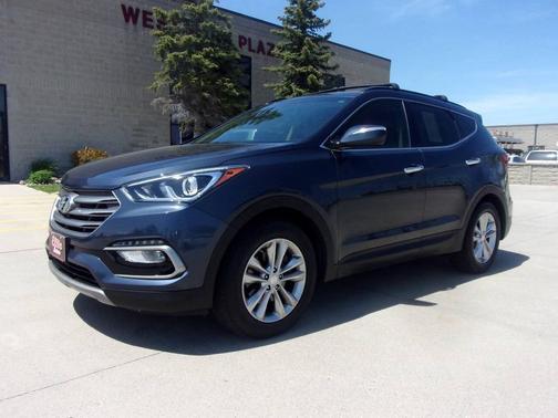 Blue 2017 Hyundai Santa Fe Sport 2.0L Turbo