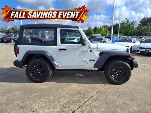 Bright White Clearcoat 2025 Jeep Wrangler Sport
