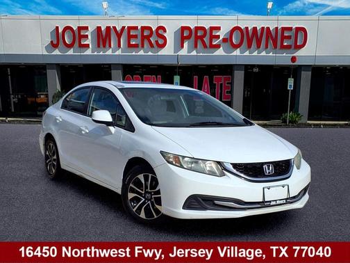 Taffeta White 2013 Honda Civic EX