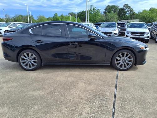 Jet Black Mica 2025 Mazda Mazda3 FWD w/Preferred Package