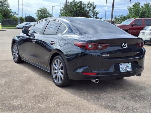 Jet Black Mica 2025 Mazda Mazda3 FWD w/Preferred Package