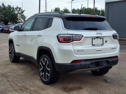 Pearl White Tri-Coat 2018 Jeep Compass Limited