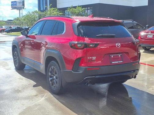 Soul Red Crystal Metallic 2025 Mazda CX-50 Hybrid Premium Package