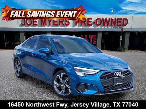 Atoll Blue Metallic 2022 Audi A3 Prestige