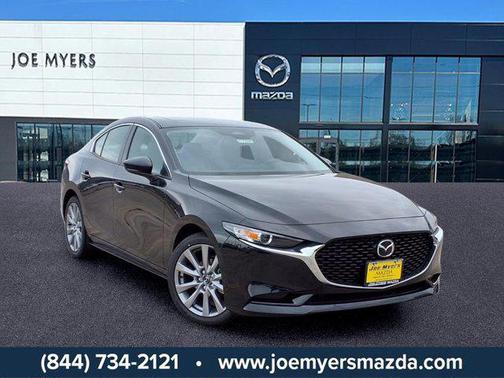 Jet Black Mica 2026 Mazda Mazda3 FWD w/Preferred Package