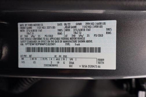 2022 Ford F-150 XLT