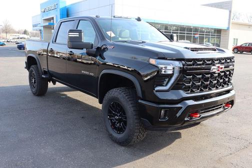 Black 2025 Chevrolet Silverado 2500 4WD Crew Cab Standard Bed ZR2