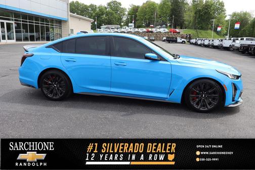 Electric Blue 2022 Cadillac CT5-V V-Series Blackwing