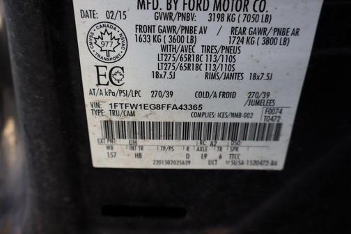 2015 Ford F-150 Lariat