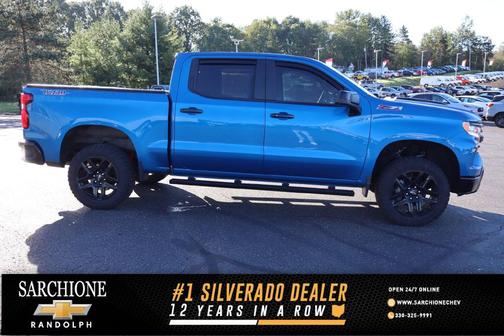 Glacier Blue Metallic 2024 Chevrolet Silverado 1500 LT Trail Boss