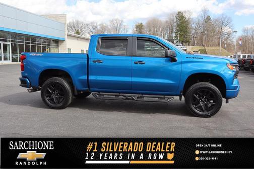 Glacier Blue Metallic 2022 Chevrolet Silverado 1500 Custom
