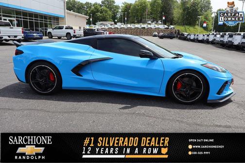 Rapid Blue 2025 Chevrolet Corvette Stingray w/1LT
