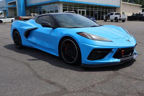 Rapid Blue 2025 Chevrolet Corvette Stingray w/1LT