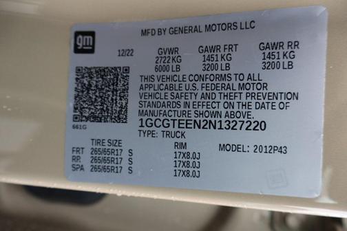 2022 Chevrolet Colorado ZR2