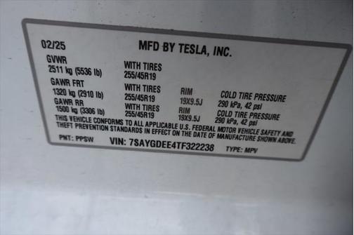 2026 Tesla Model Y Long Range Dual Motor All-Wheel Drive