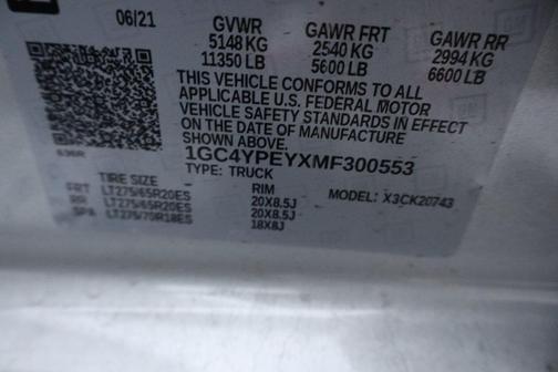 2021 Chevrolet Silverado 2500 LTZ