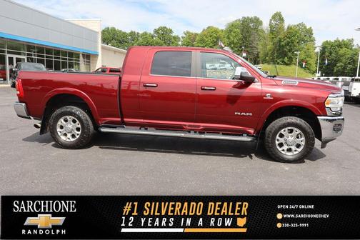 Delmonico Red Pearlcoat 2022 RAM 3500 Laramie Mega Cab 4x4 6'4' Box